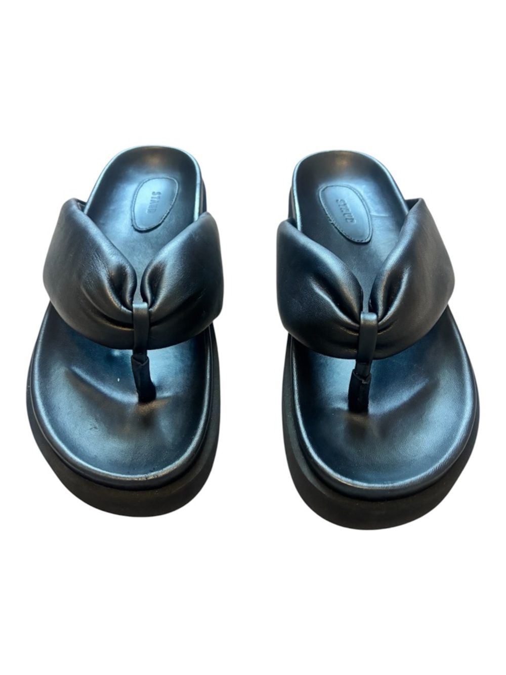 STAUD Black Dahlia Platform Sandals size 42